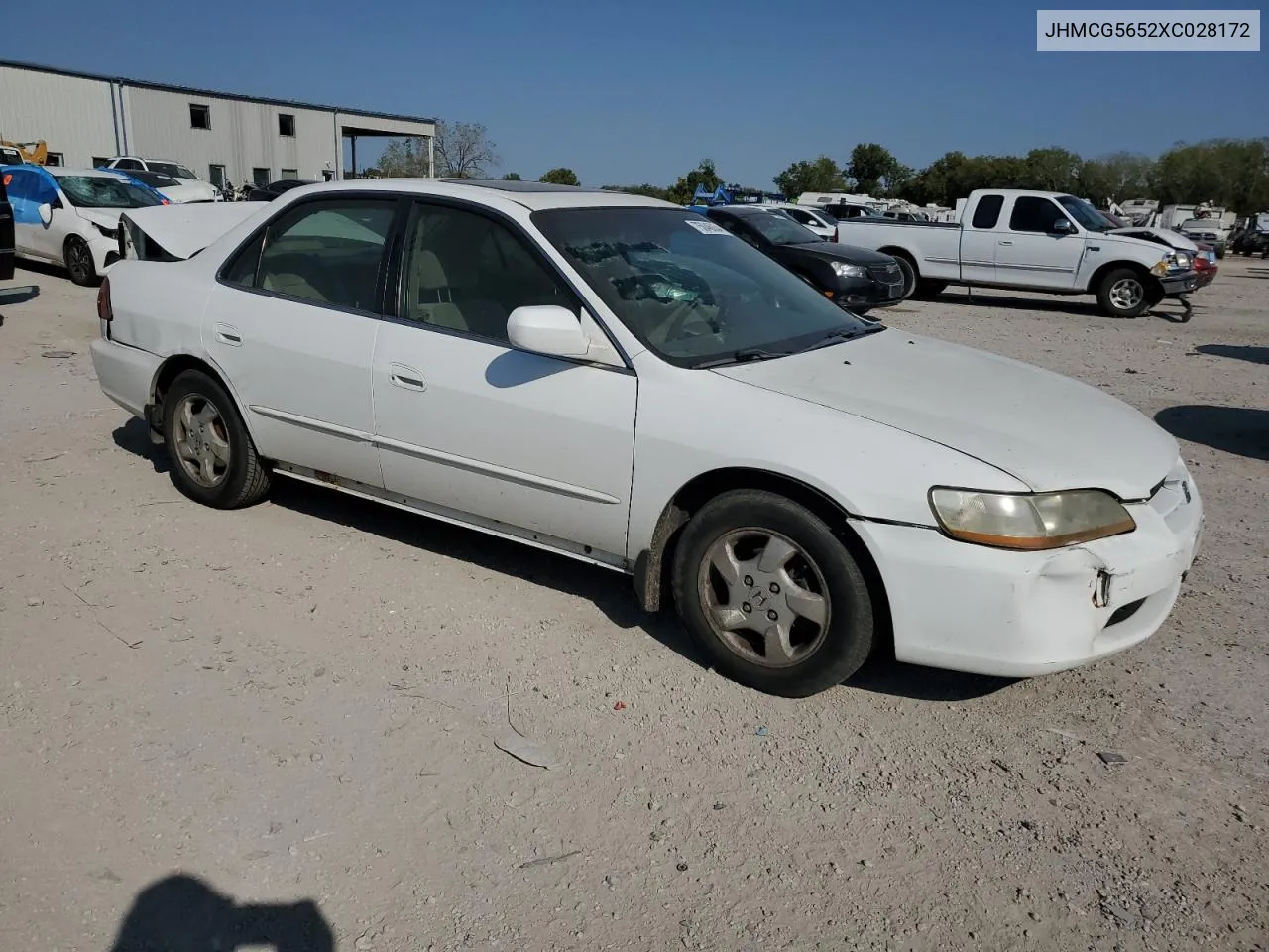 1999 Honda Accord Ex VIN: JHMCG5652XC028172 Lot: 75046034