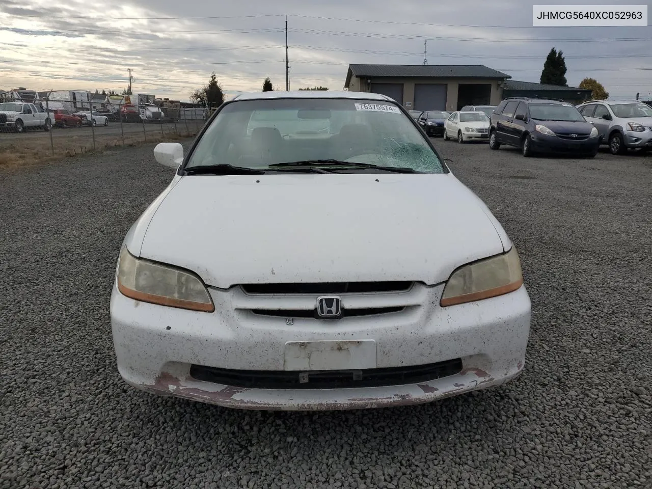 1999 Honda Accord Lx VIN: JHMCG5640XC052963 Lot: 76375574