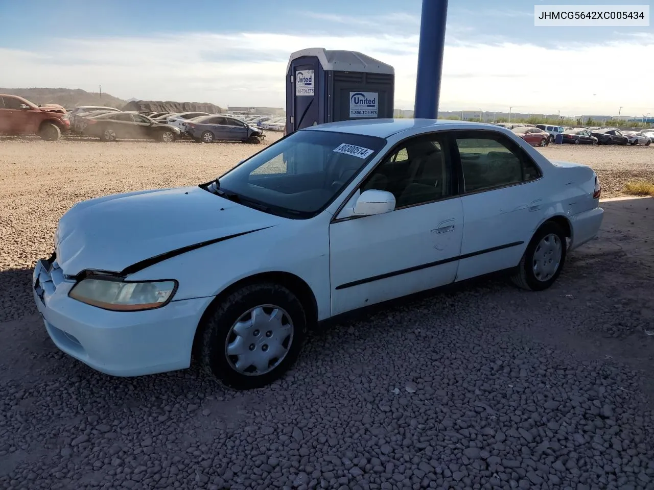 1999 Honda Accord Lx VIN: JHMCG5642XC005434 Lot: 80300514