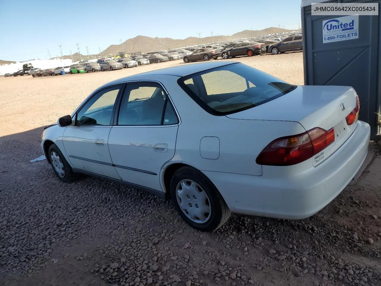 1999 Honda Accord Lx VIN: JHMCG5642XC005434 Lot: 80300514