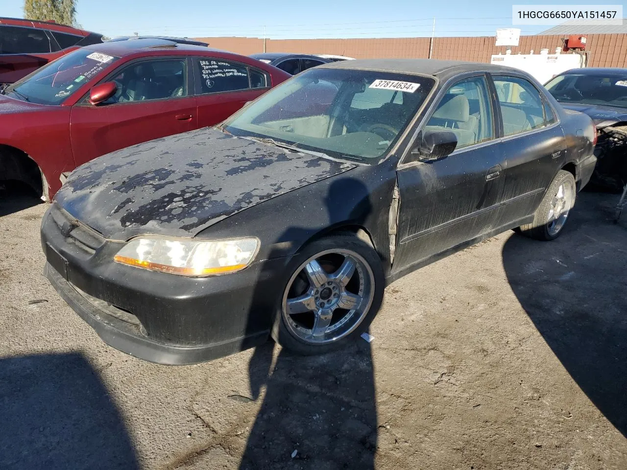 2000 Honda Accord Lx VIN: 1HGCG6650YA151457 Lot: 37814634