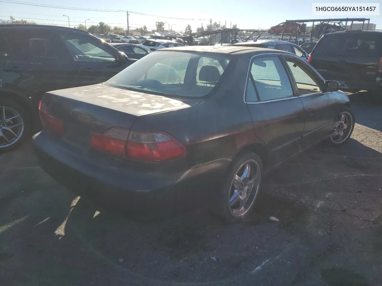 2000 Honda Accord Lx VIN: 1HGCG6650YA151457 Lot: 37814634