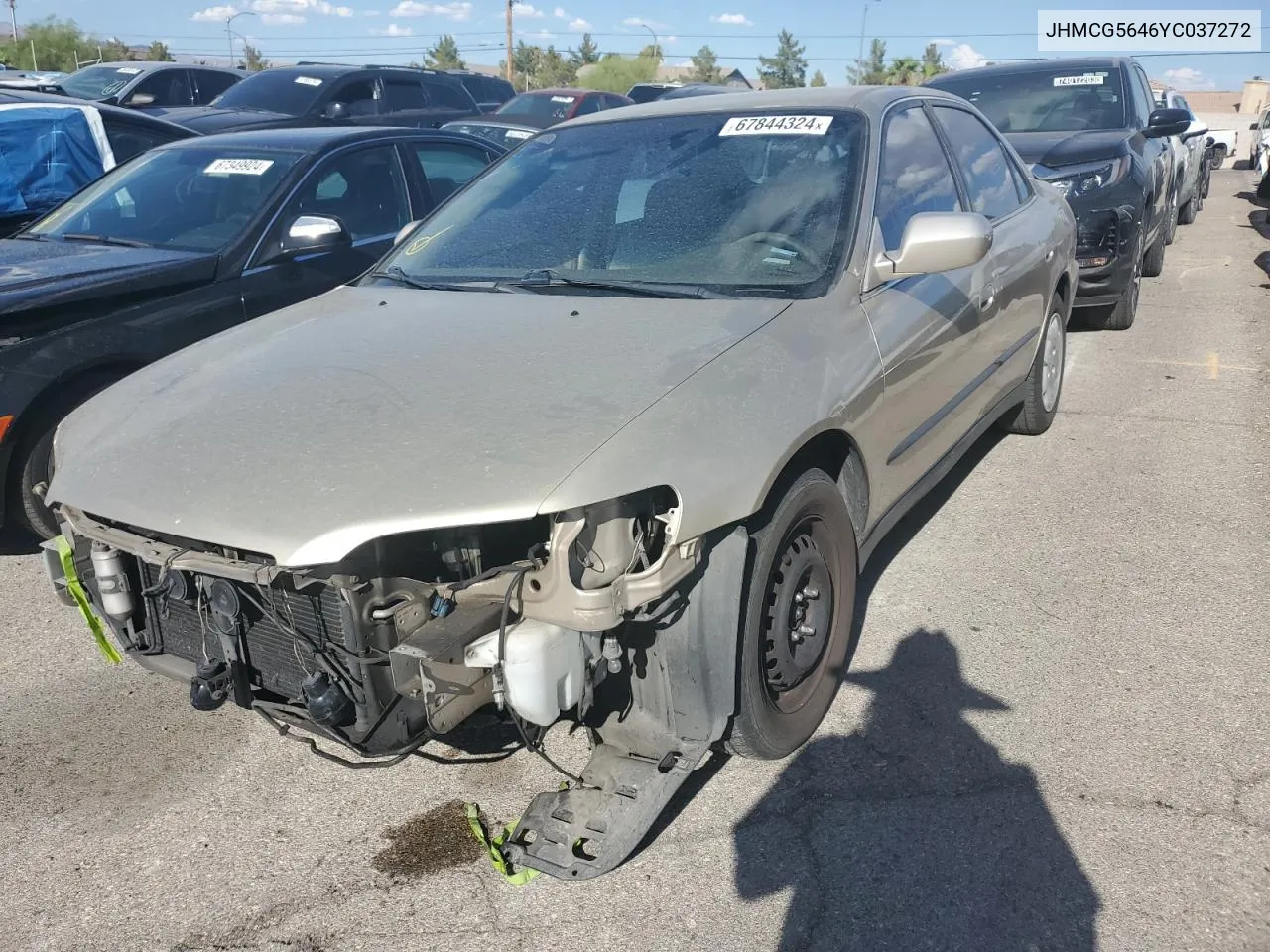 2000 Honda Accord Lx VIN: JHMCG5646YC037272 Lot: 67844324