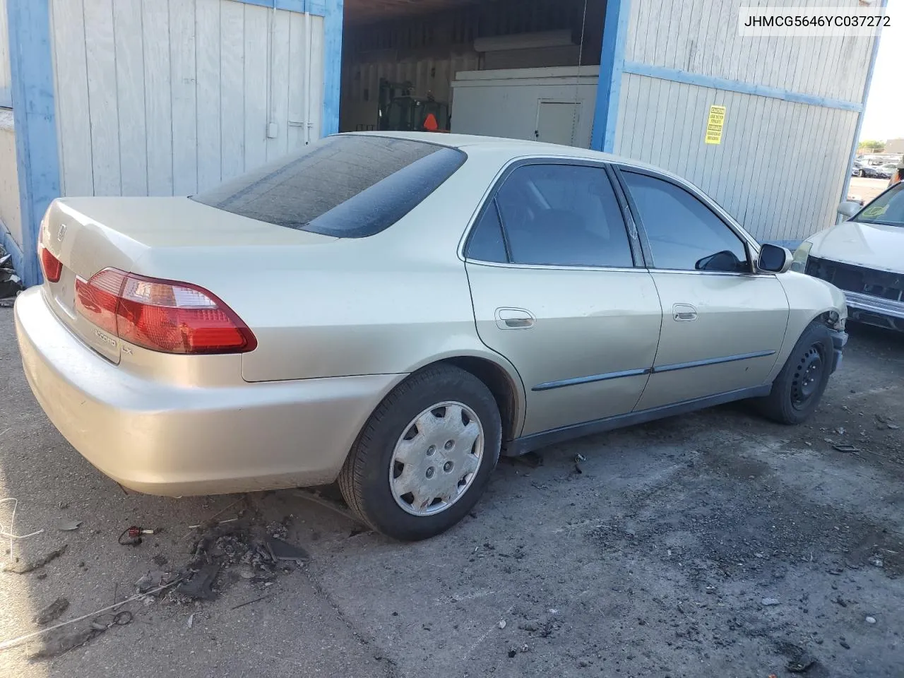 2000 Honda Accord Lx VIN: JHMCG5646YC037272 Lot: 67844324