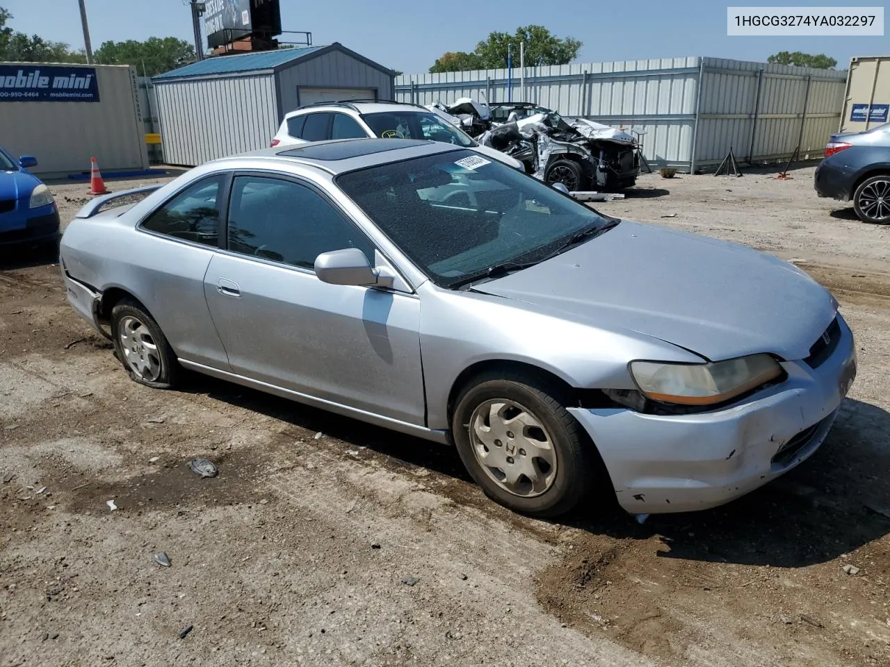 1HGCG3274YA032297 2000 Honda Accord Ex