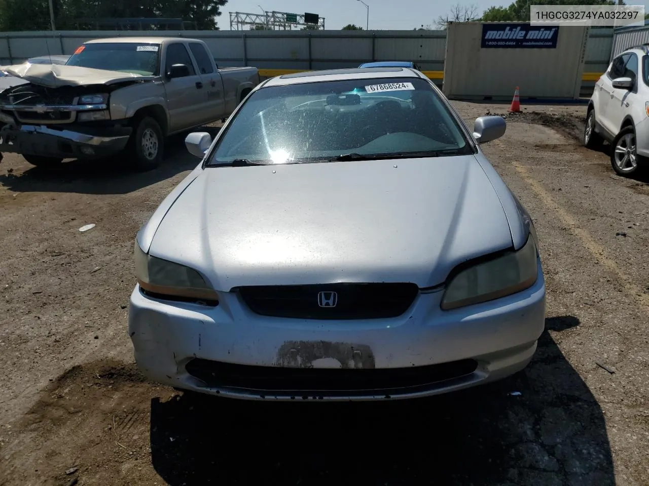 2000 Honda Accord Ex VIN: 1HGCG3274YA032297 Lot: 67868524