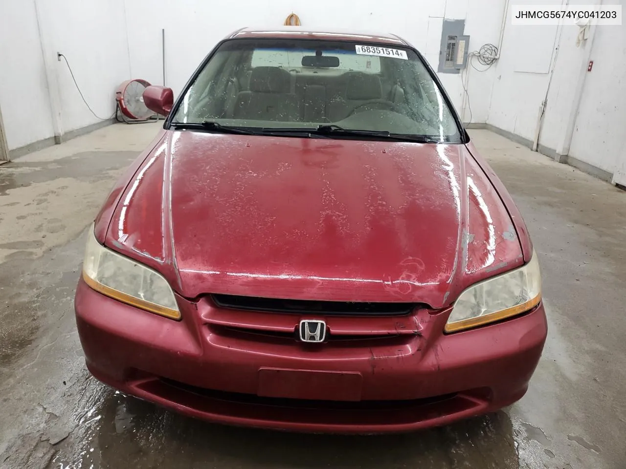 2000 Honda Accord Se VIN: JHMCG5674YC041203 Lot: 68351514