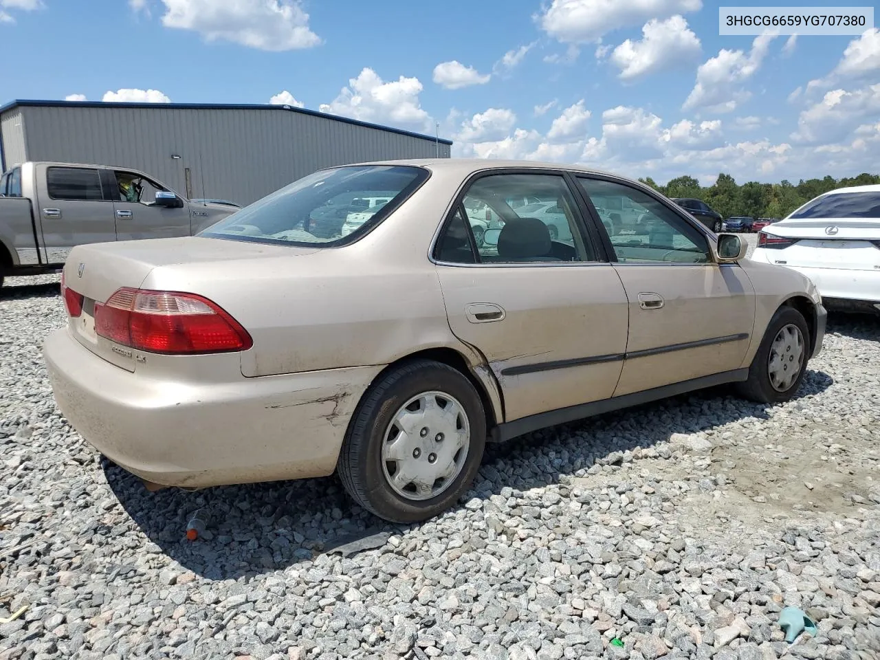 2000 Honda Accord Lx VIN: 3HGCG6659YG707380 Lot: 68732934