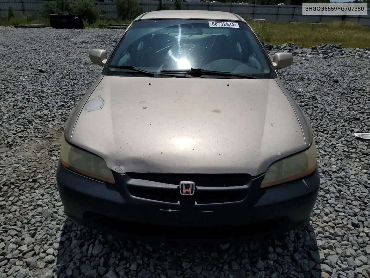 2000 Honda Accord Lx VIN: 3HGCG6659YG707380 Lot: 68732934