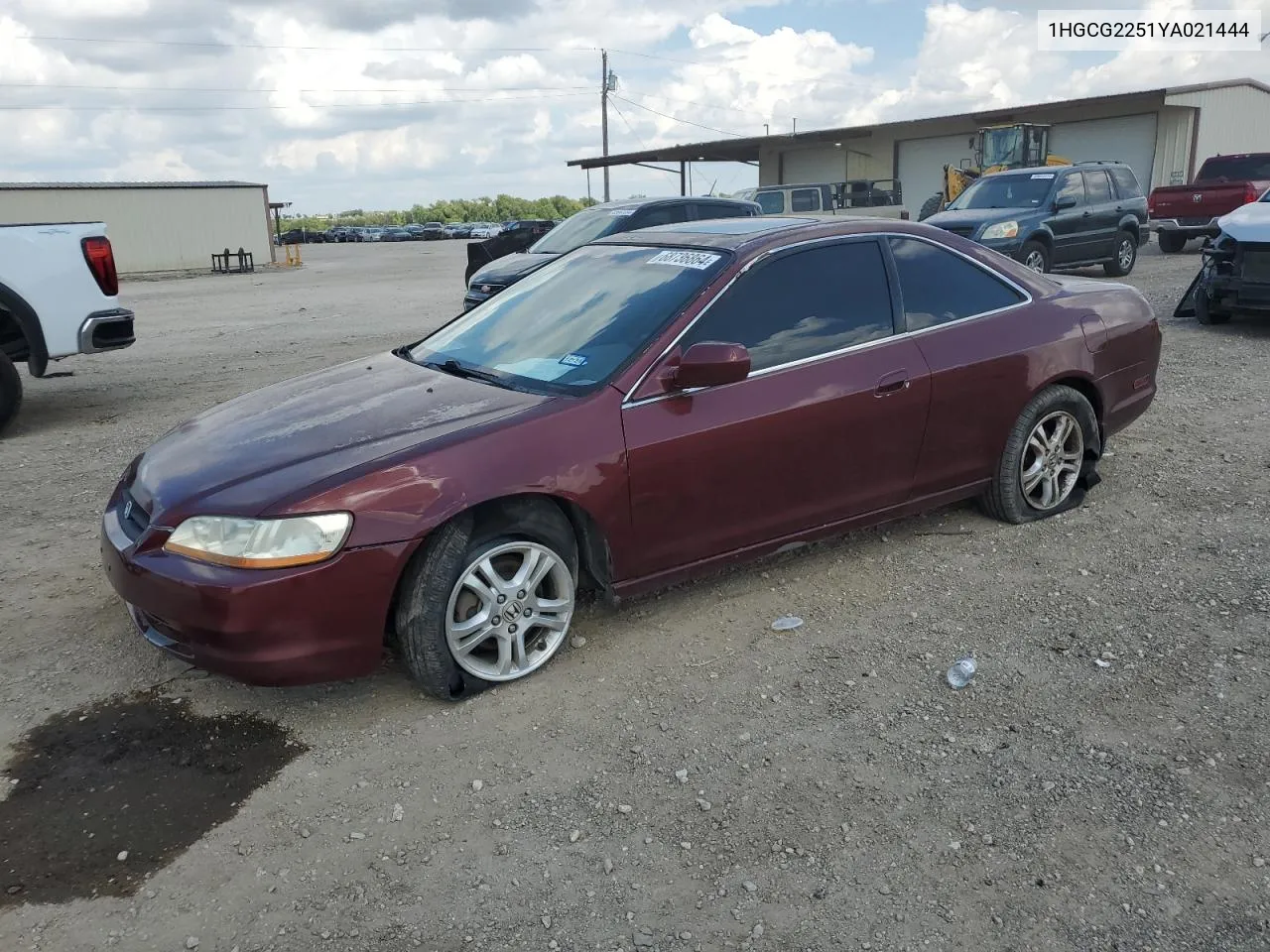 2000 Honda Accord Ex VIN: 1HGCG2251YA021444 Lot: 68736864