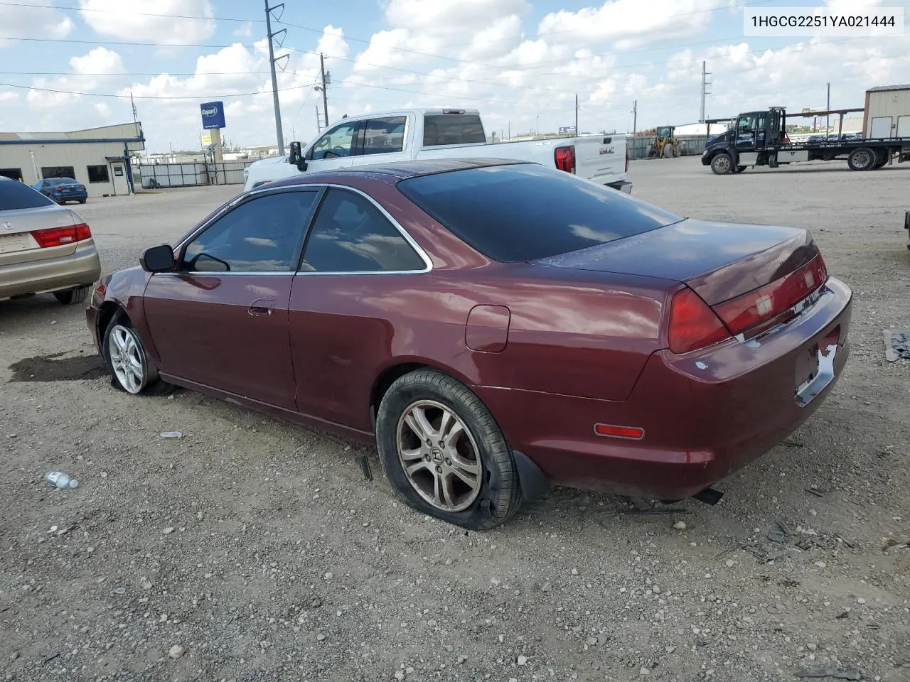 2000 Honda Accord Ex VIN: 1HGCG2251YA021444 Lot: 68736864