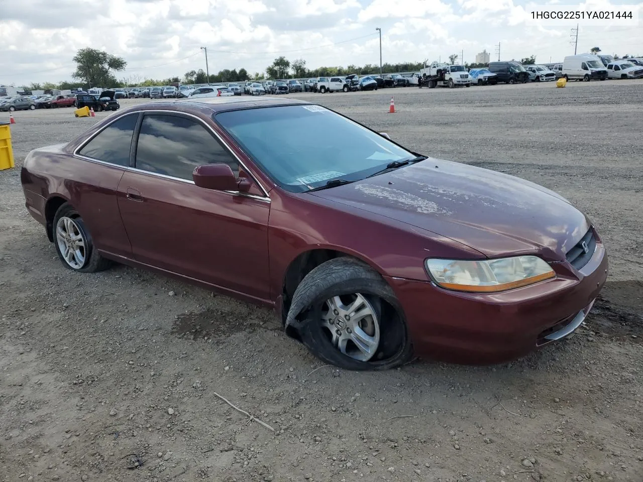 2000 Honda Accord Ex VIN: 1HGCG2251YA021444 Lot: 68736864