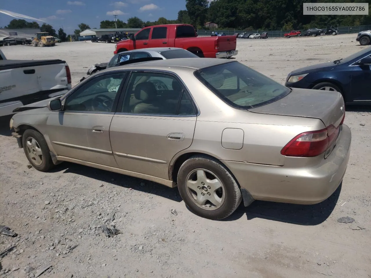 2000 Honda Accord Ex VIN: 1HGCG1655YA002786 Lot: 68953764