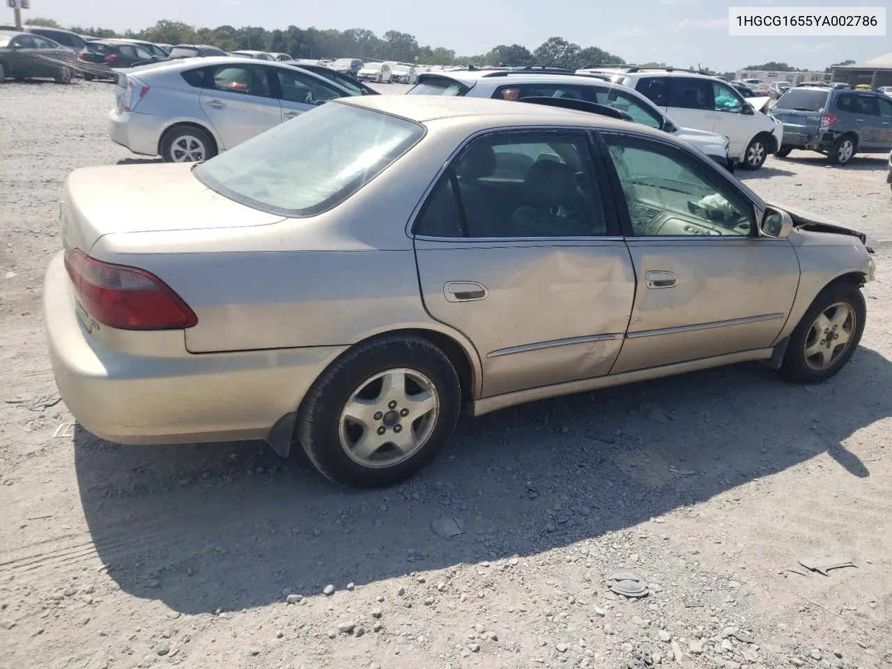 2000 Honda Accord Ex VIN: 1HGCG1655YA002786 Lot: 68953764