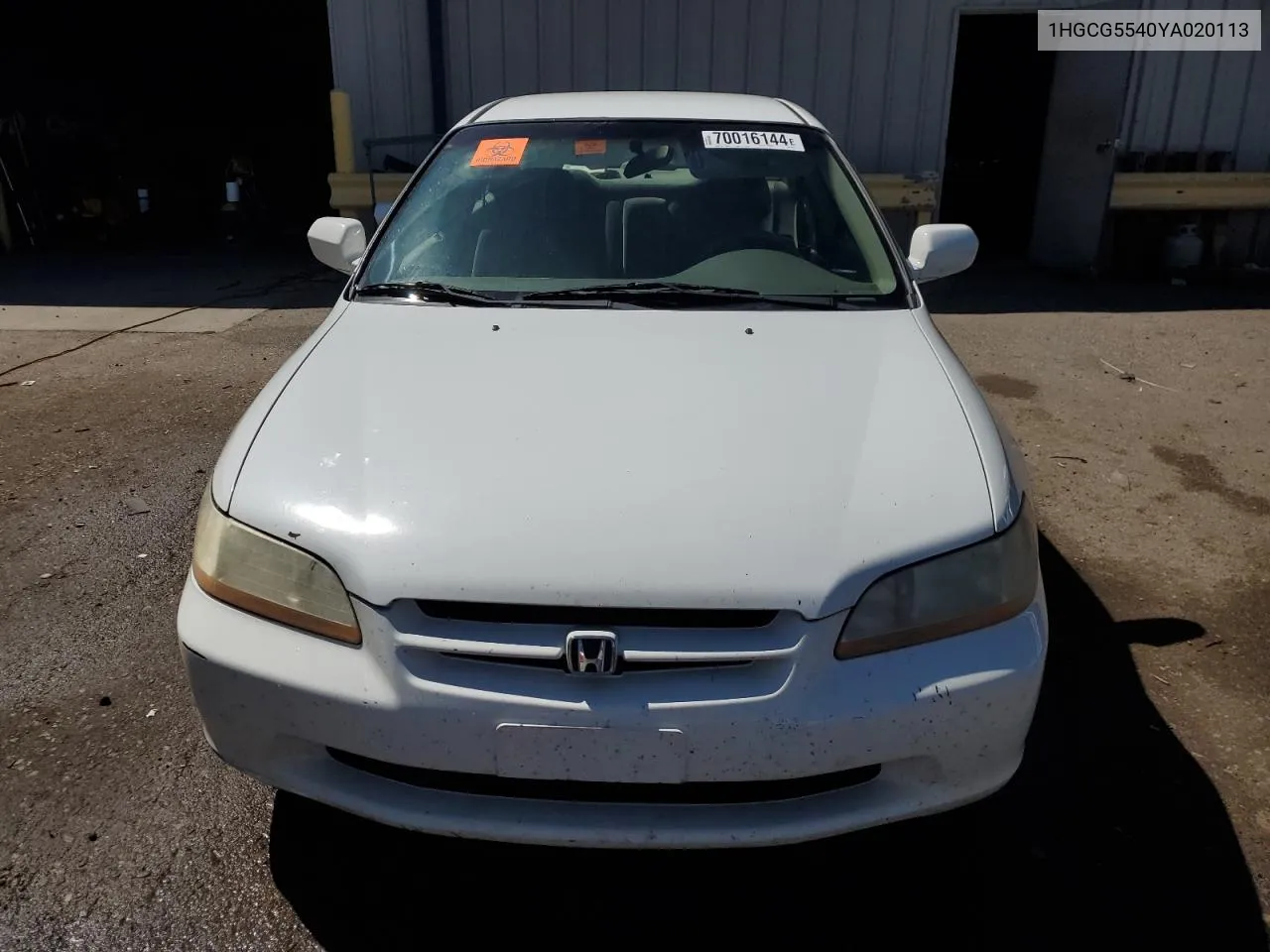 2000 Honda Accord Lx VIN: 1HGCG5540YA020113 Lot: 70016144