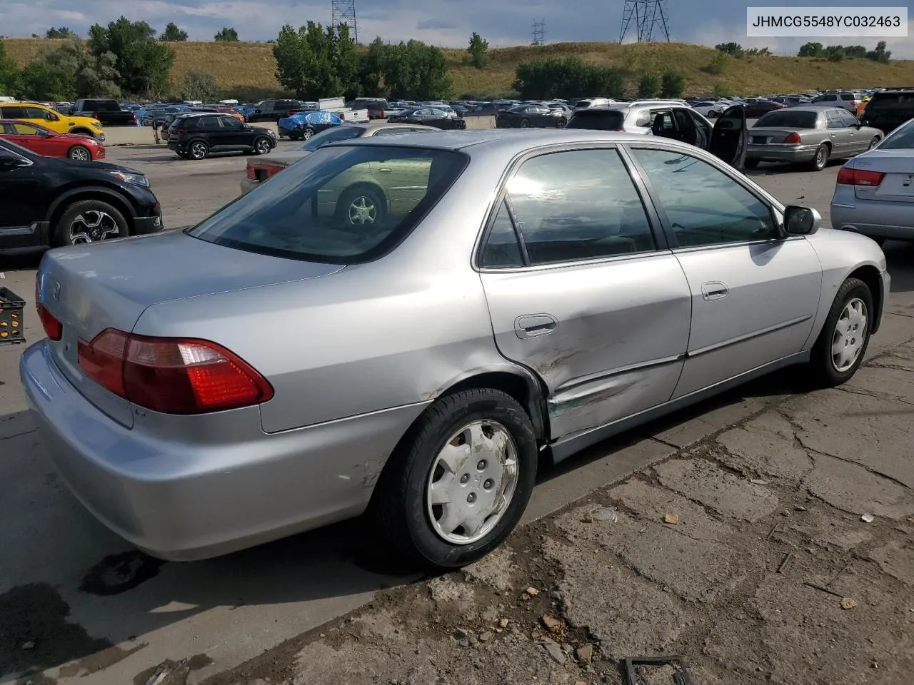 2000 Honda Accord Lx VIN: JHMCG5548YC032463 Lot: 70680194