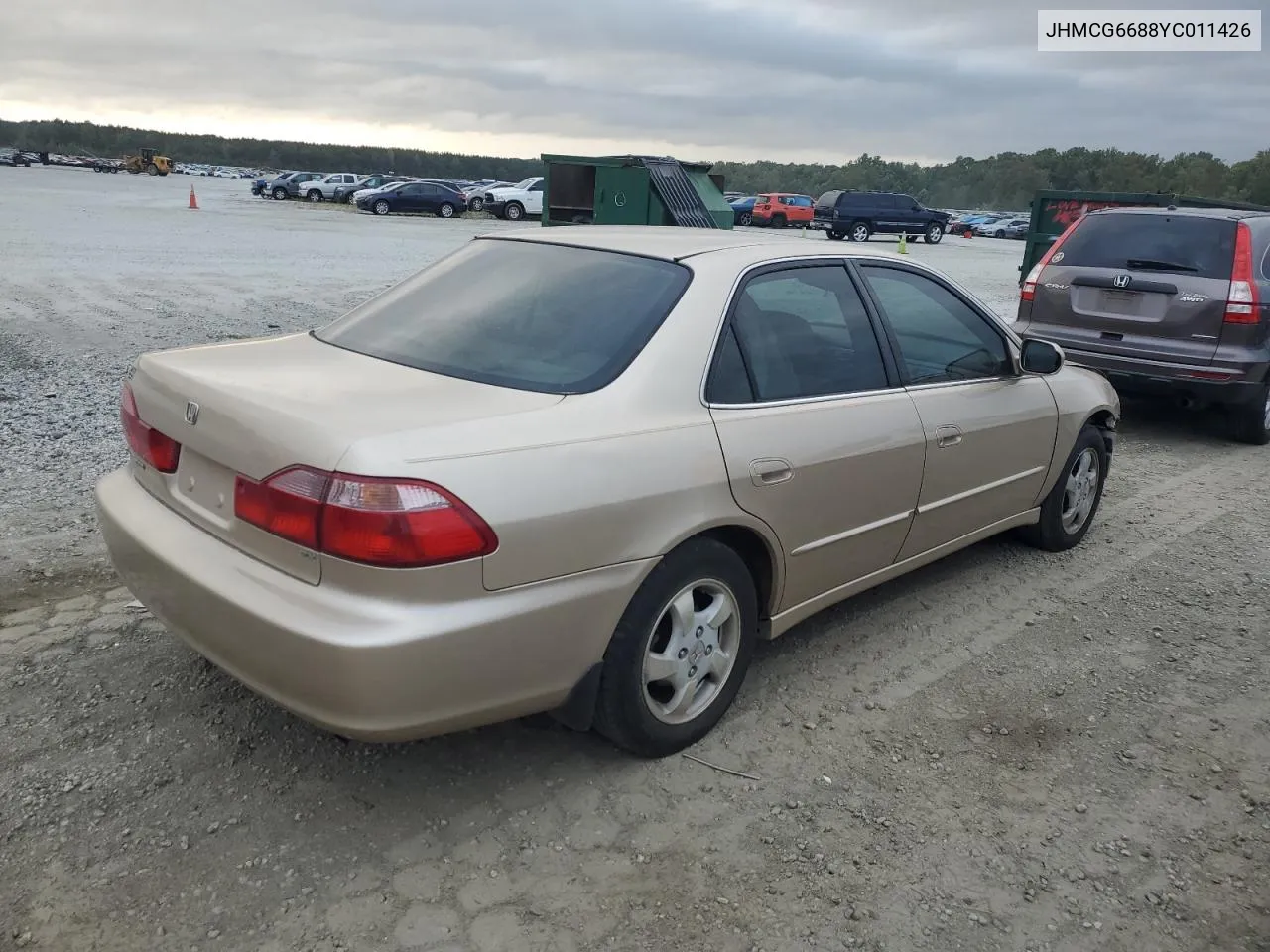 2000 Honda Accord Ex VIN: JHMCG6688YC011426 Lot: 71208814