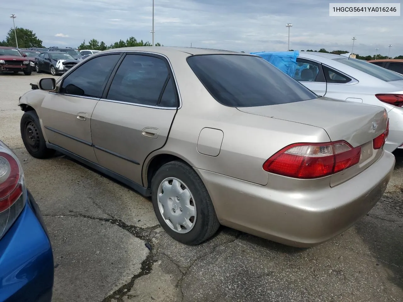 2000 Honda Accord Lx VIN: 1HGCG5641YA016246 Lot: 71496564