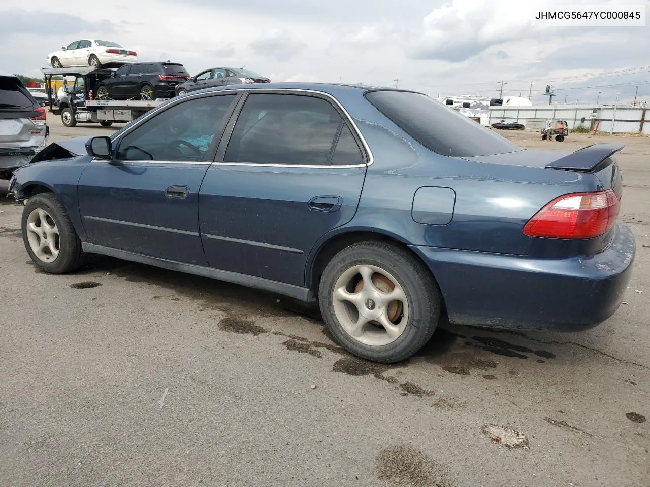 2000 Honda Accord Lx VIN: JHMCG5647YC000845 Lot: 72138364