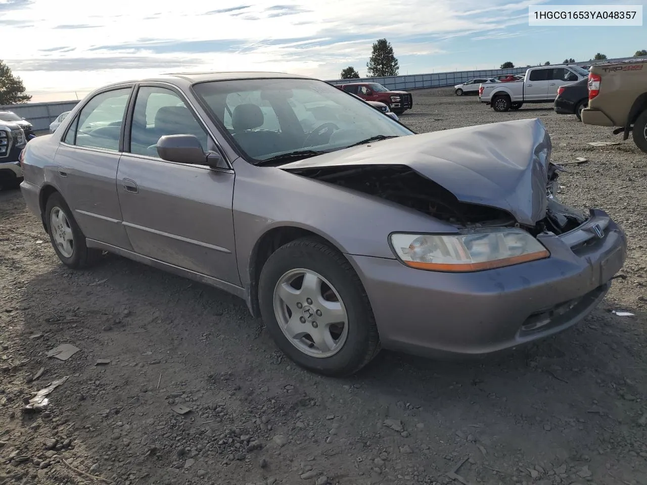 2000 Honda Accord Ex VIN: 1HGCG1653YA048357 Lot: 72479314