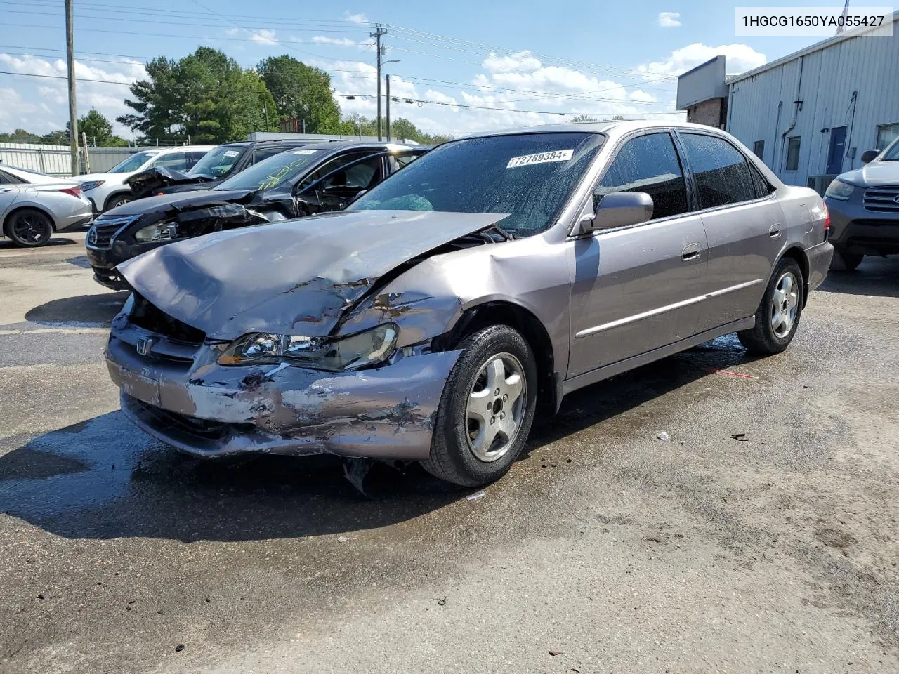 2000 Honda Accord Ex VIN: 1HGCG1650YA055427 Lot: 72789384