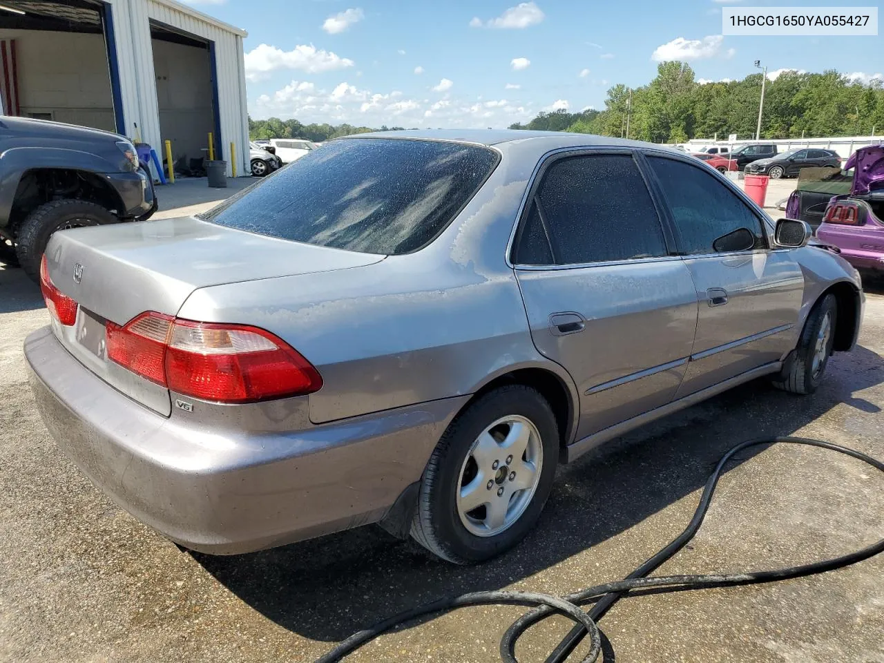 2000 Honda Accord Ex VIN: 1HGCG1650YA055427 Lot: 72789384