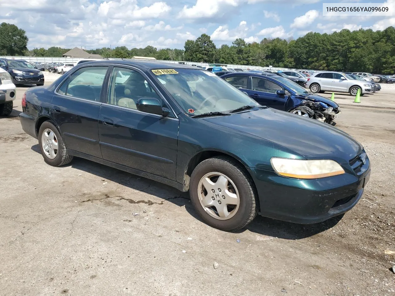 2000 Honda Accord Ex VIN: 1HGCG1656YA099609 Lot: 72946484