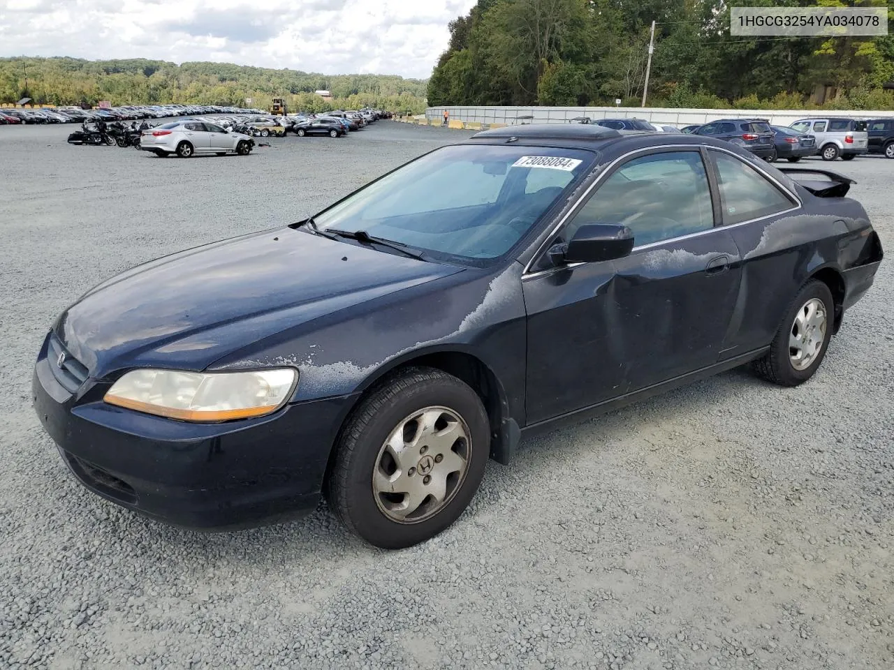 2000 Honda Accord Ex VIN: 1HGCG3254YA034078 Lot: 73088084