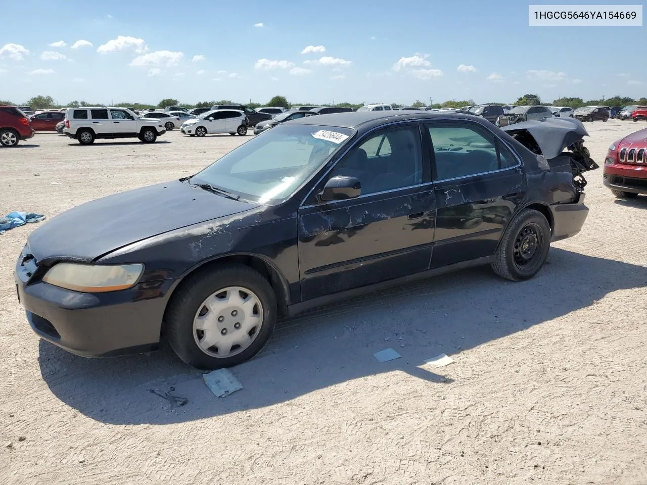 2000 Honda Accord Lx VIN: 1HGCG5646YA154669 Lot: 73426644