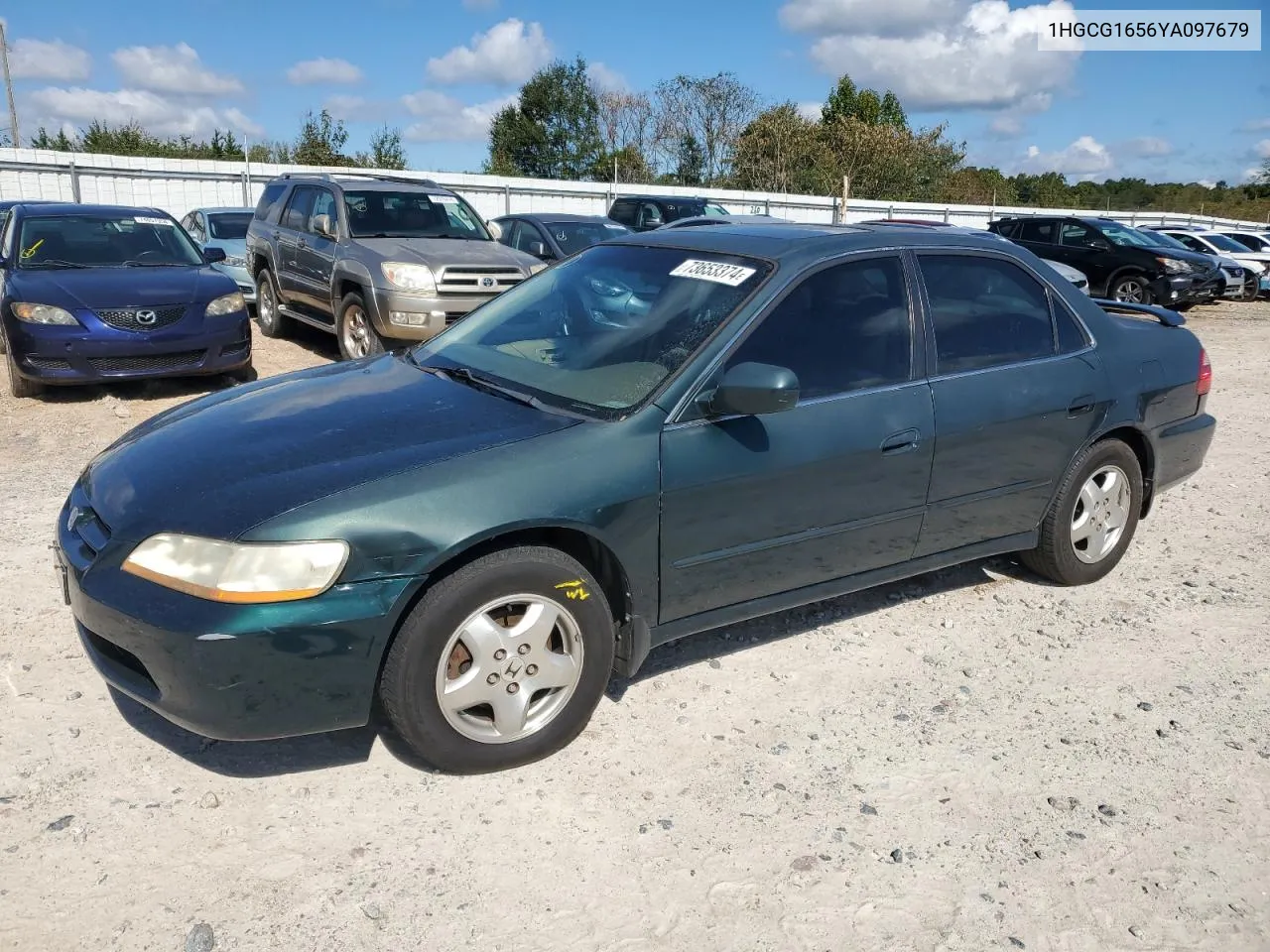 2000 Honda Accord Ex VIN: 1HGCG1656YA097679 Lot: 73653374