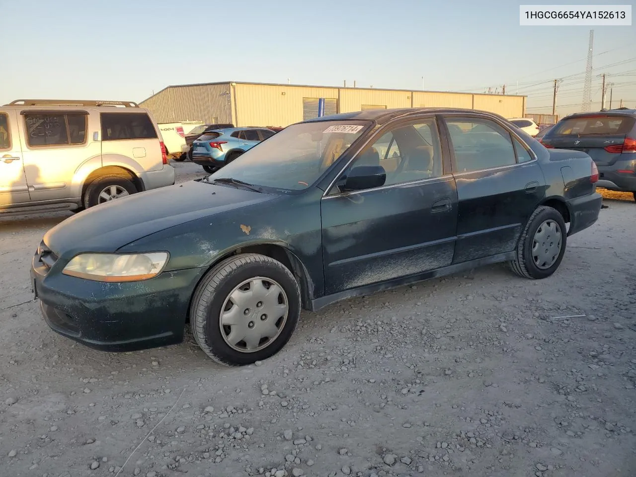 2000 Honda Accord Lx VIN: 1HGCG6654YA152613 Lot: 73976714