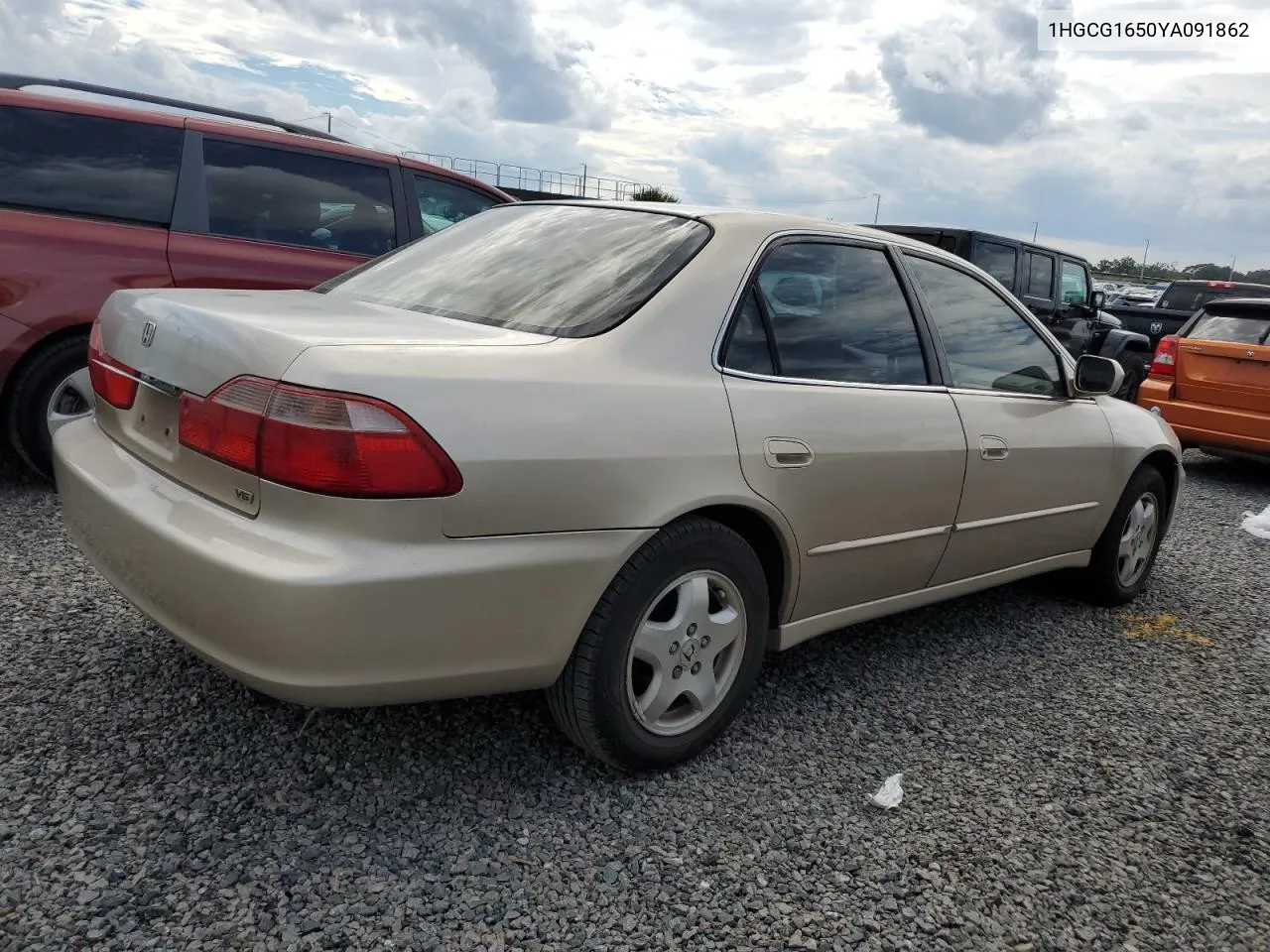 2000 Honda Accord Ex VIN: 1HGCG1650YA091862 Lot: 74036334