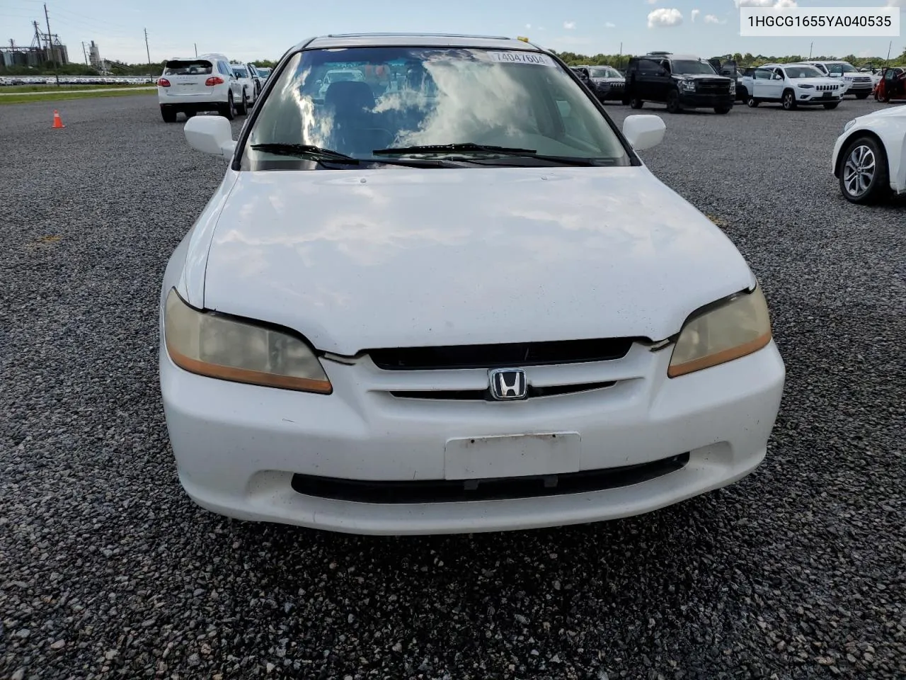 1HGCG1655YA040535 2000 Honda Accord Ex