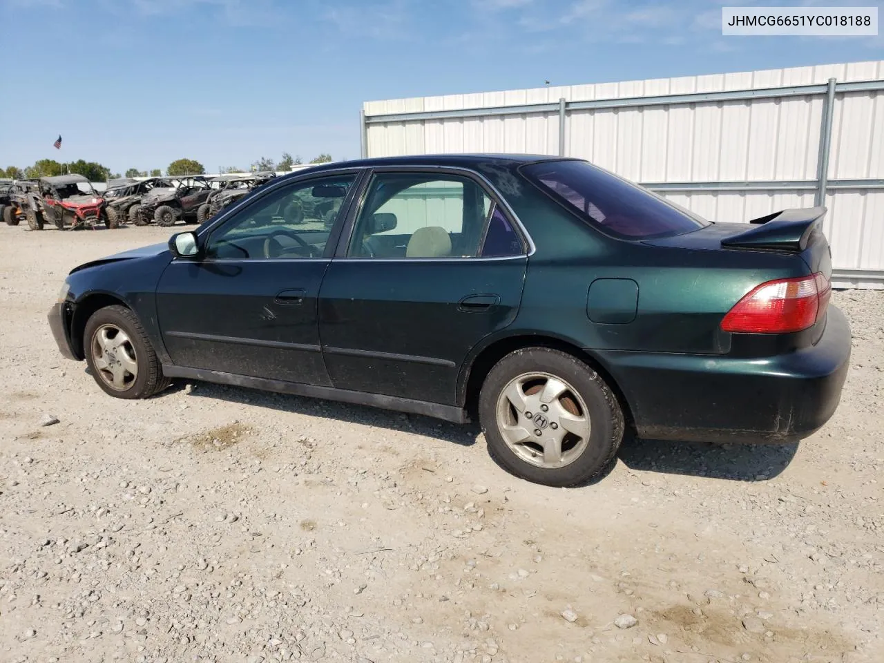 2000 Honda Accord Lx VIN: JHMCG6651YC018188 Lot: 74272034