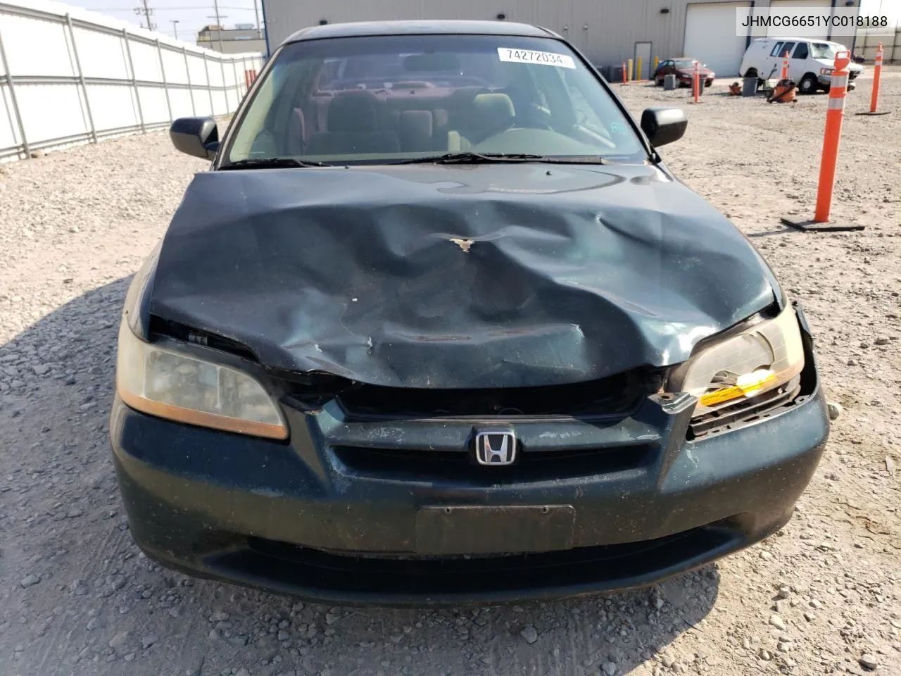 2000 Honda Accord Lx VIN: JHMCG6651YC018188 Lot: 74272034