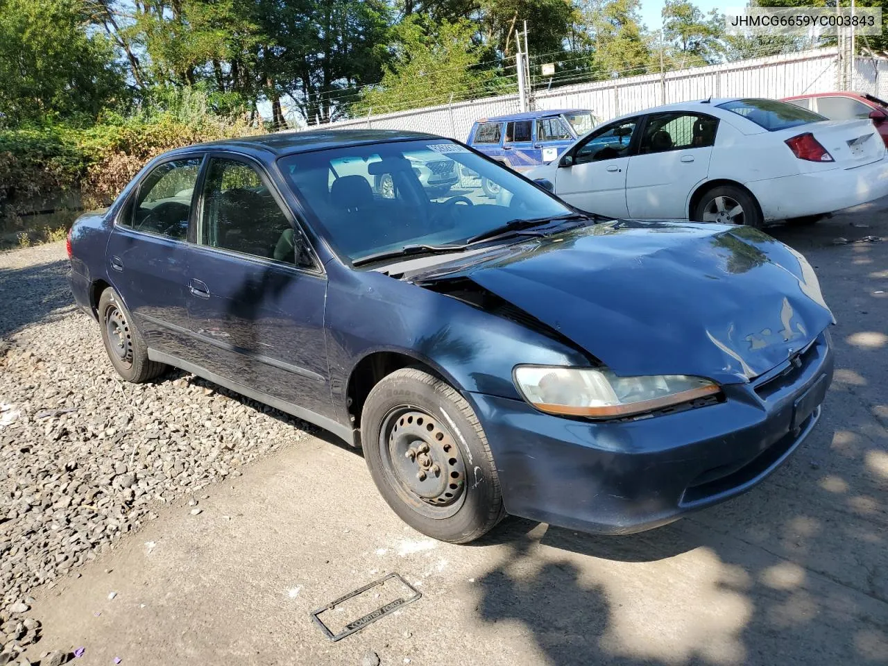 2000 Honda Accord Lx VIN: JHMCG6659YC003843 Lot: 74691254