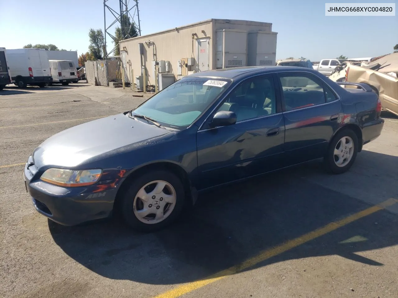 2000 Honda Accord Ex VIN: JHMCG668XYC004820 Lot: 75363984