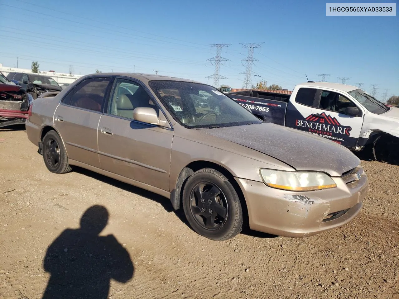 2000 Honda Accord Ex VIN: 1HGCG566XYA033533 Lot: 75725324