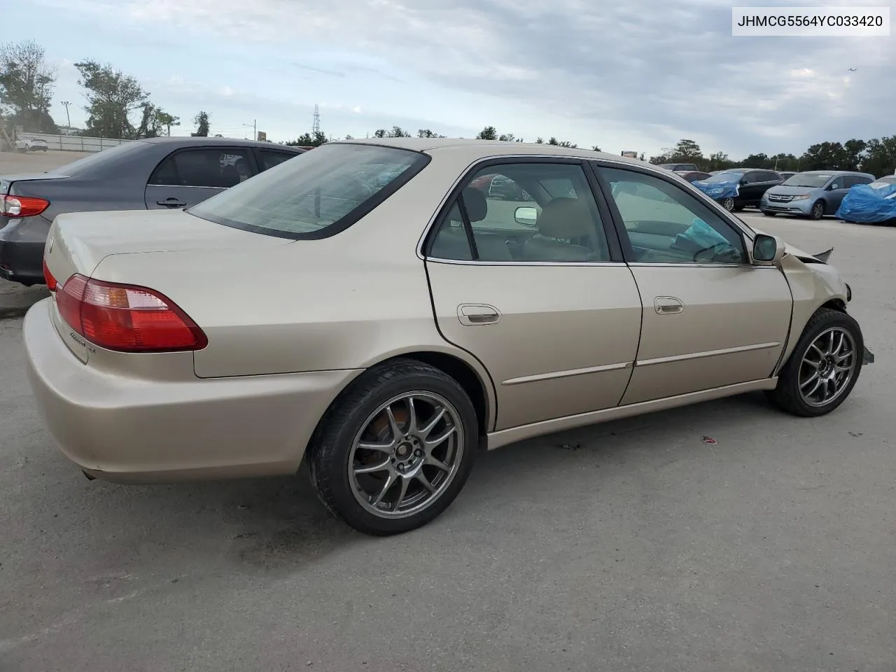 2000 Honda Accord Ex VIN: JHMCG5564YC033420 Lot: 75862984