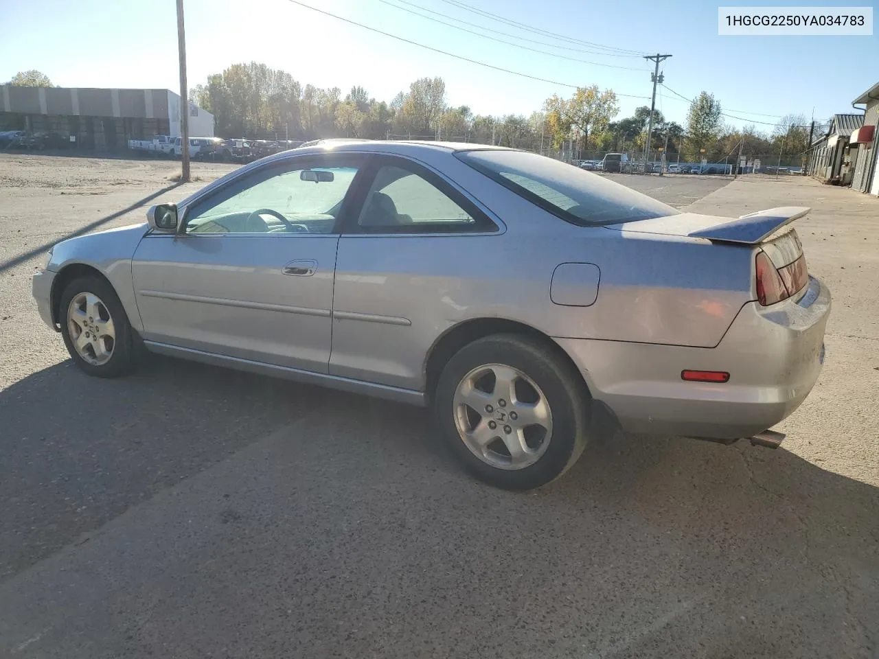 2000 Honda Accord Ex VIN: 1HGCG2250YA034783 Lot: 76405044