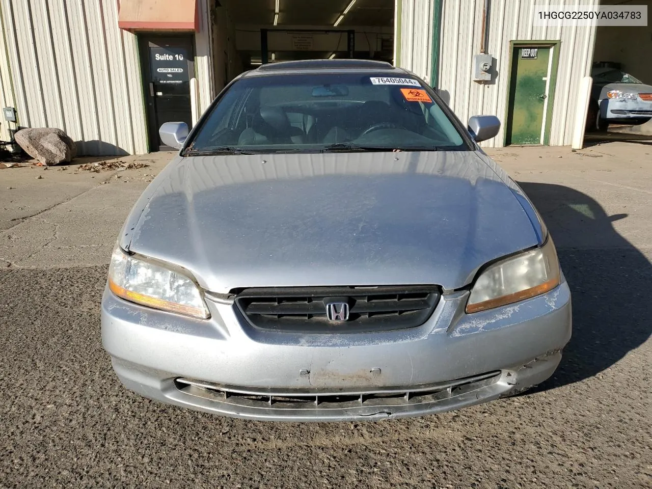 2000 Honda Accord Ex VIN: 1HGCG2250YA034783 Lot: 76405044