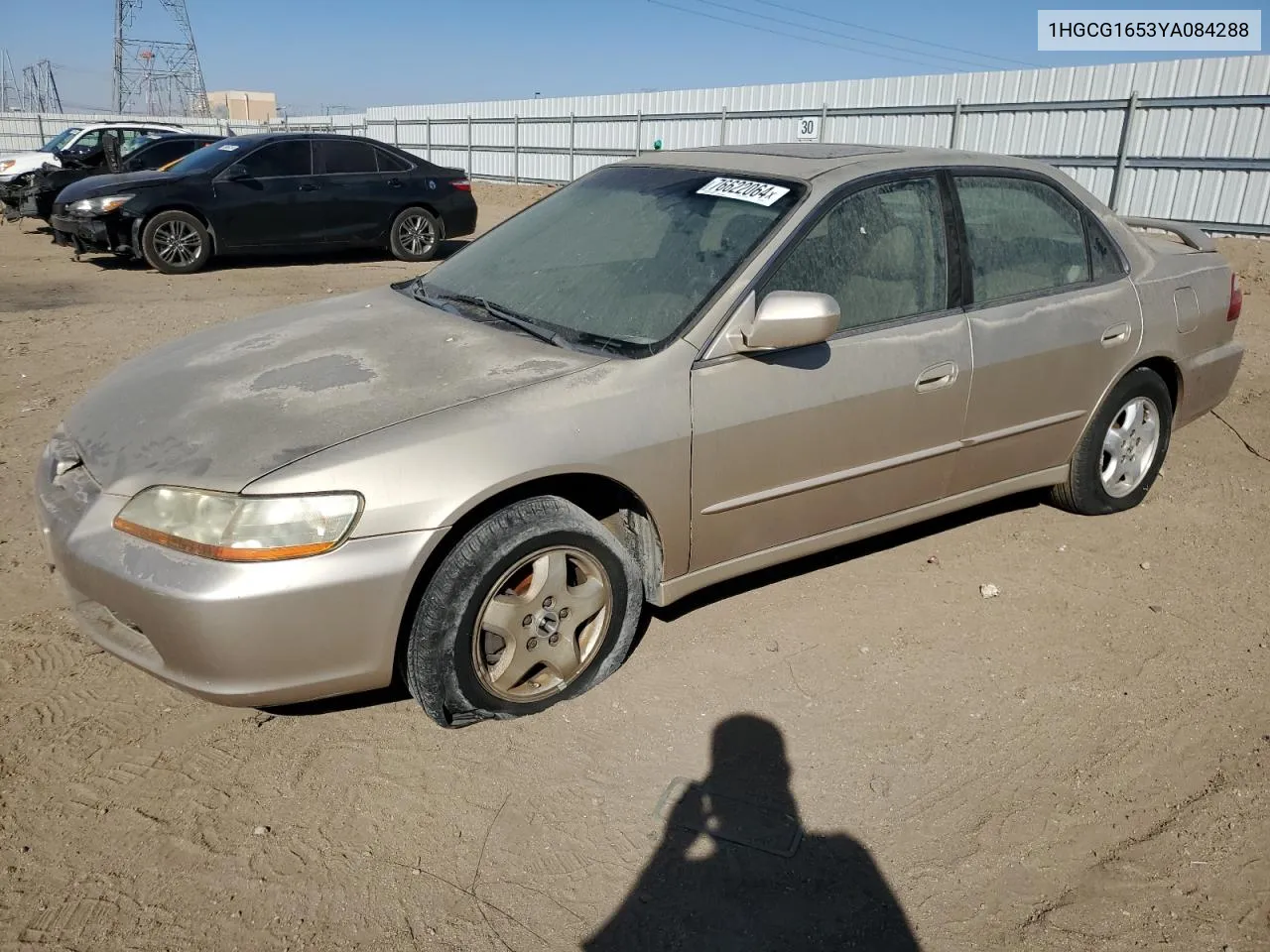 2000 Honda Accord Ex VIN: 1HGCG1653YA084288 Lot: 76622064