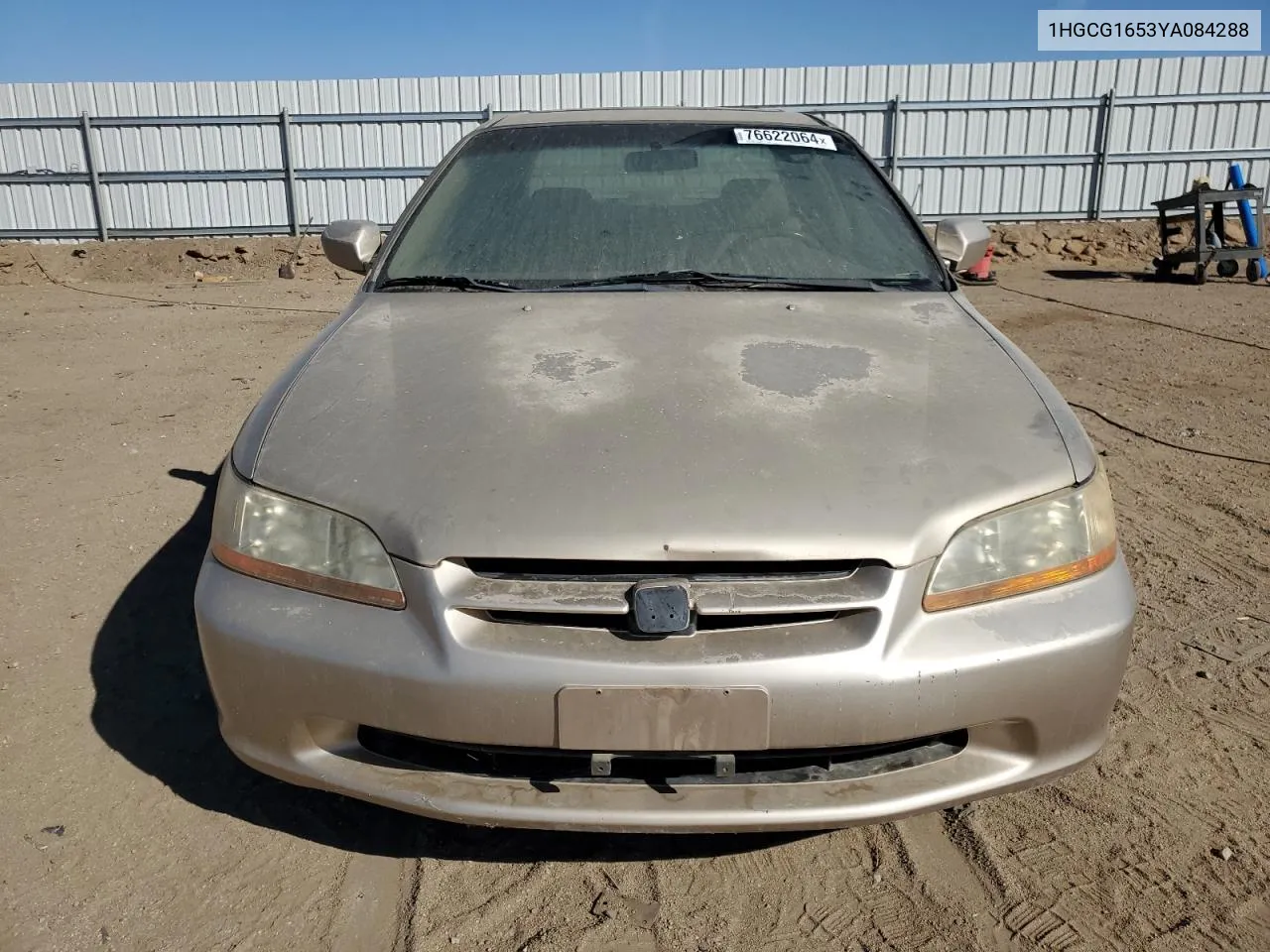 2000 Honda Accord Ex VIN: 1HGCG1653YA084288 Lot: 76622064