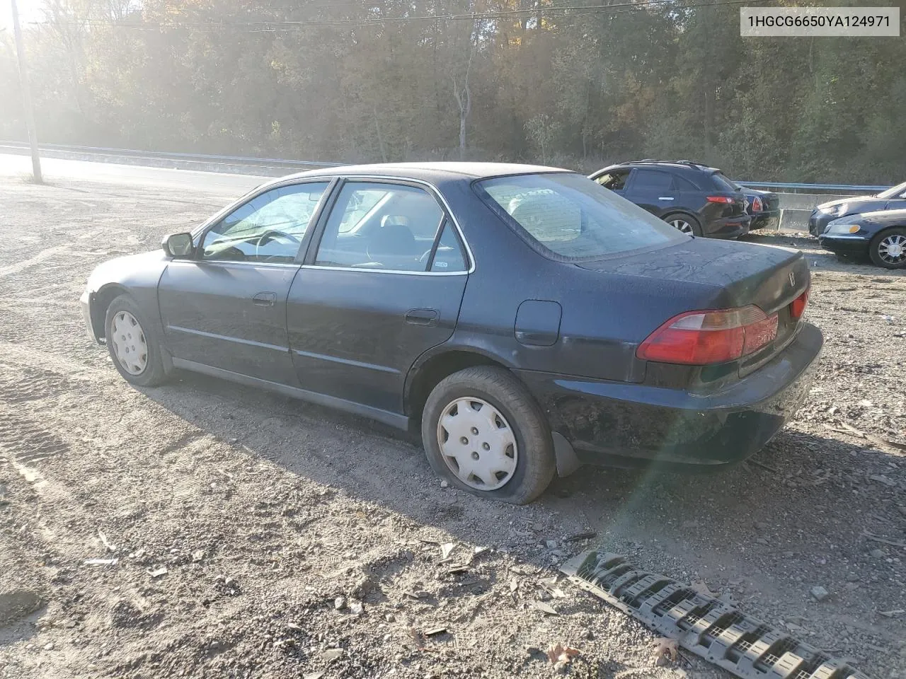 2000 Honda Accord Lx VIN: 1HGCG6650YA124971 Lot: 76683424