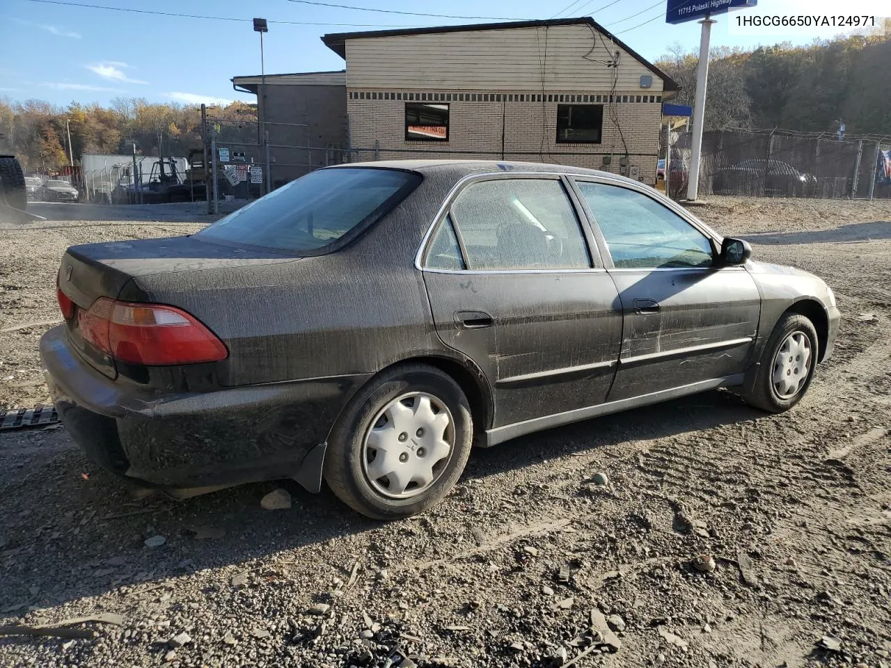 2000 Honda Accord Lx VIN: 1HGCG6650YA124971 Lot: 76683424