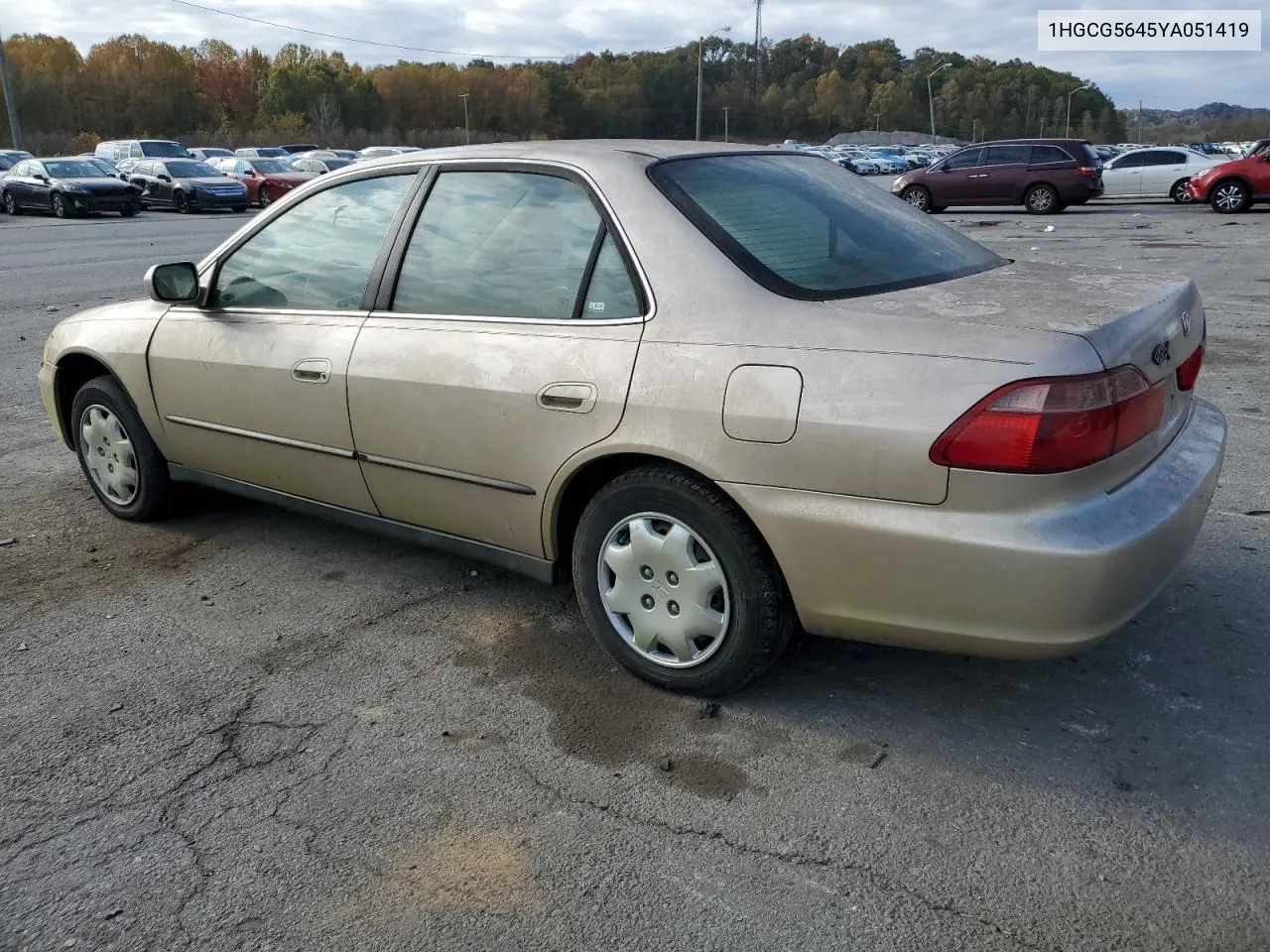 2000 Honda Accord Lx VIN: 1HGCG5645YA051419 Lot: 76988764