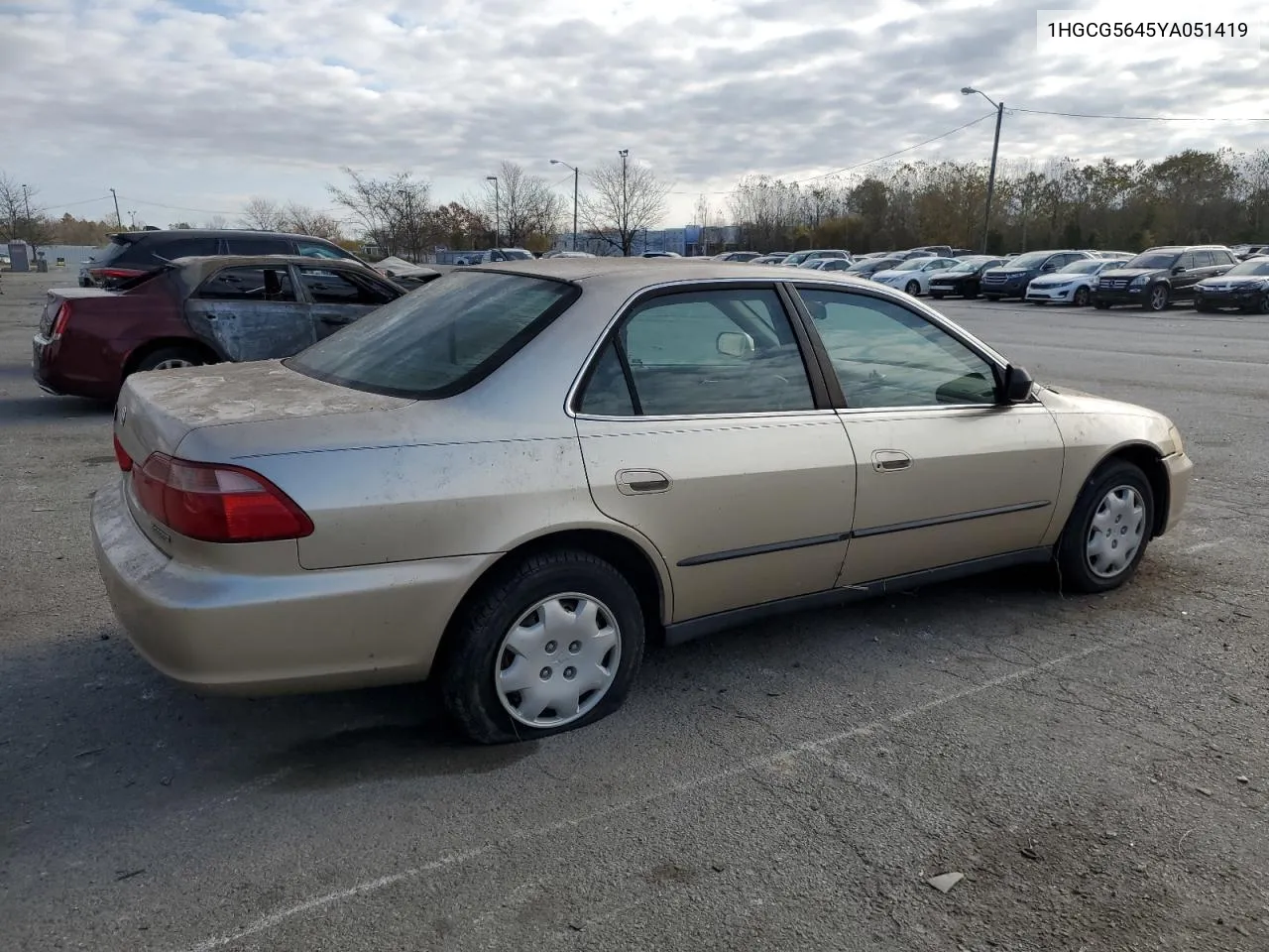 2000 Honda Accord Lx VIN: 1HGCG5645YA051419 Lot: 76988764