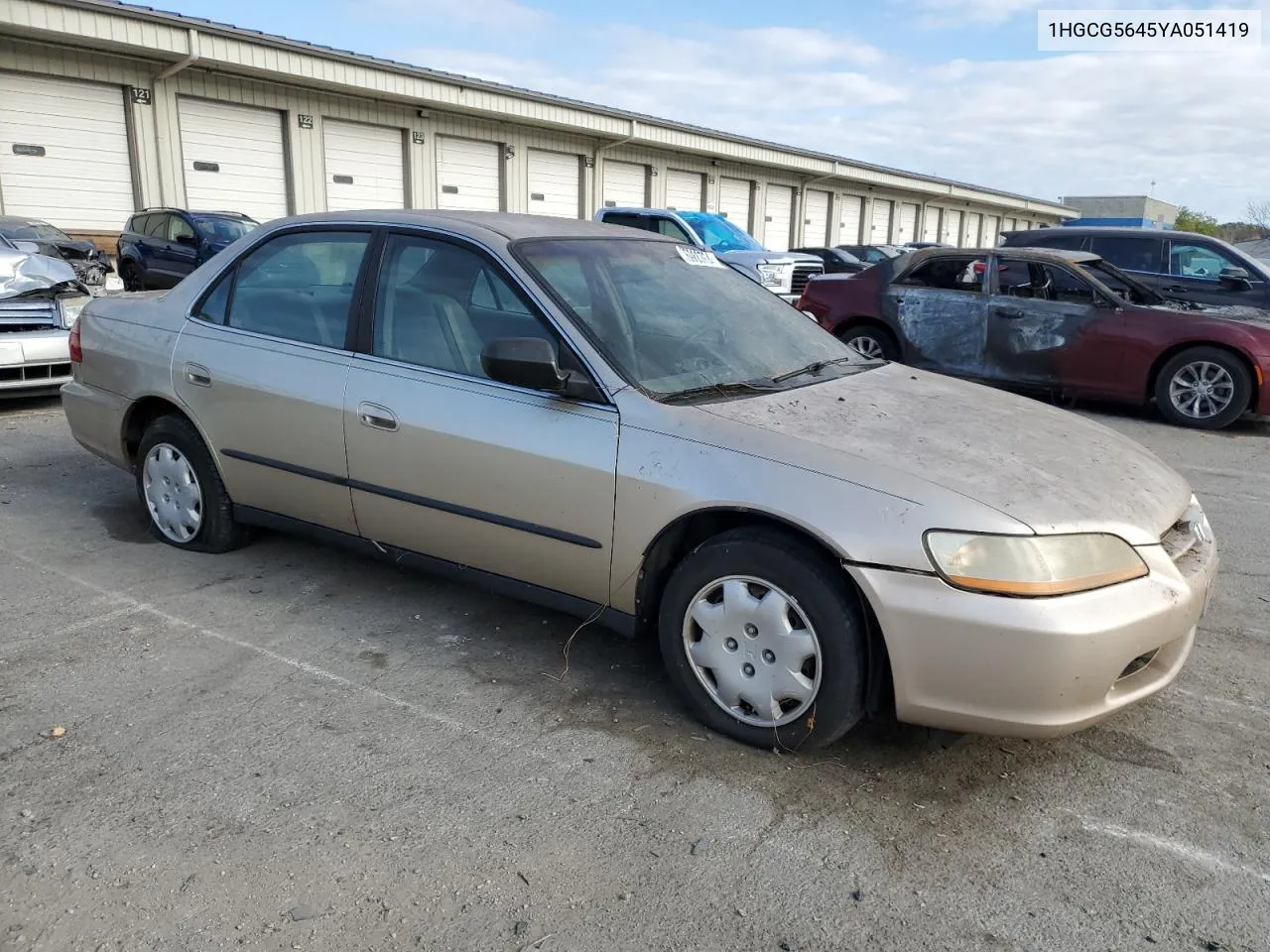 2000 Honda Accord Lx VIN: 1HGCG5645YA051419 Lot: 76988764