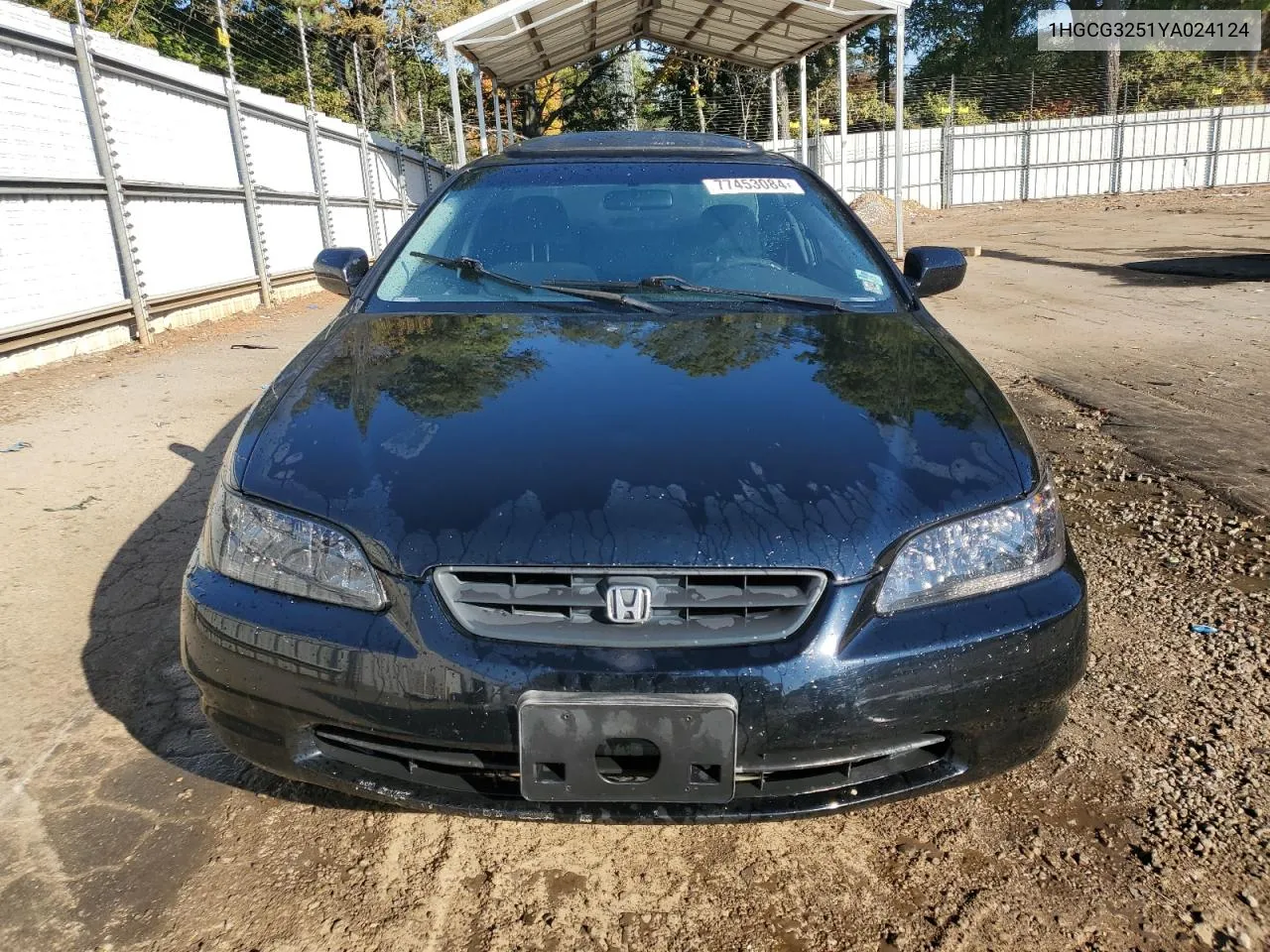 2000 Honda Accord Ex VIN: 1HGCG3251YA024124 Lot: 77453084