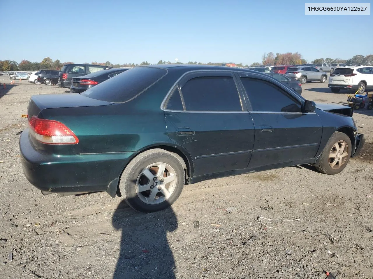 2000 Honda Accord Se VIN: 1HGCG6690YA122527 Lot: 77546064